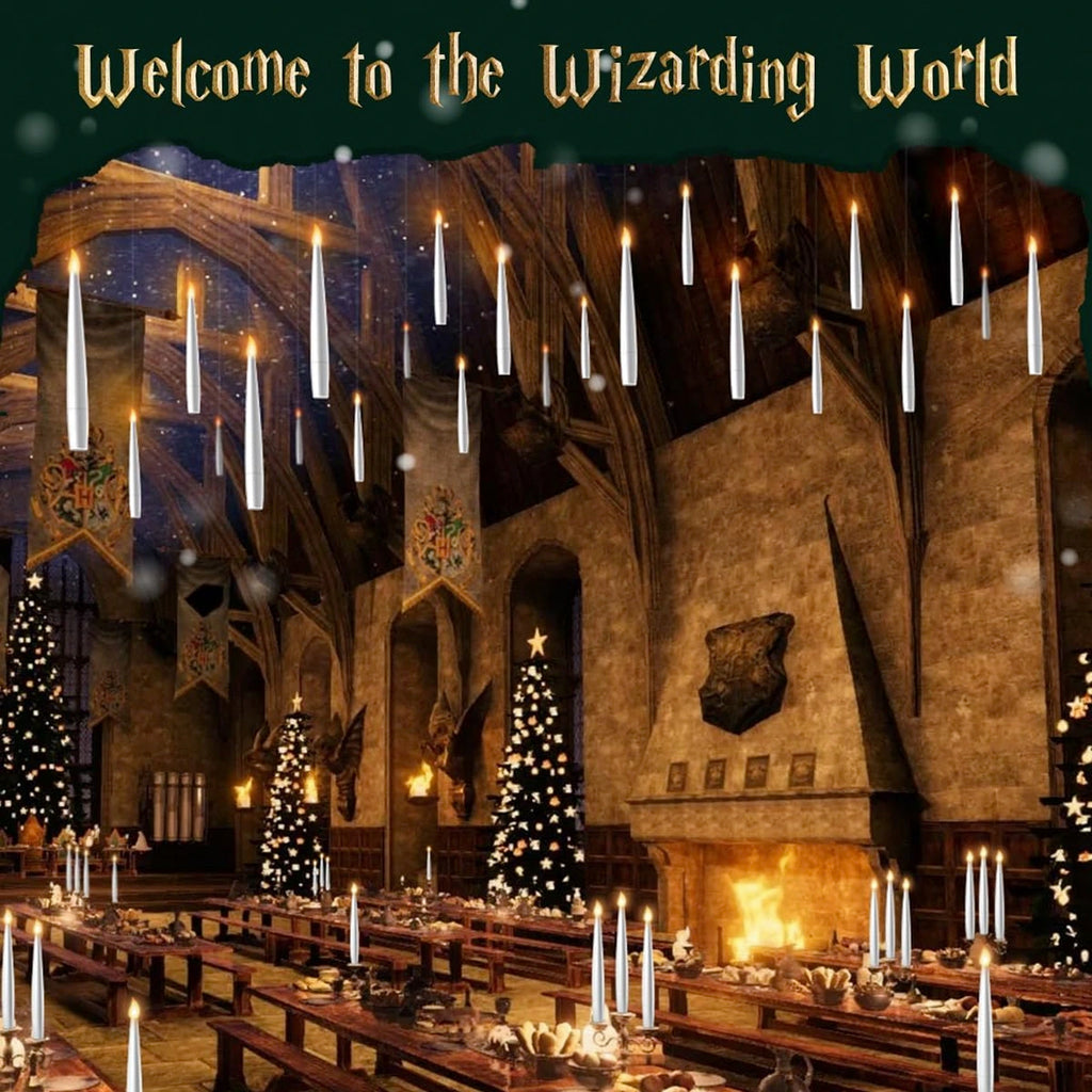 Floating Candles with Wand Remote